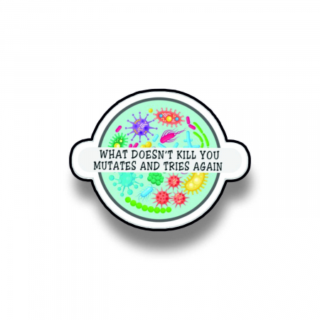 Insigne/Brose - Insigna personalizata cu brosa What doesn't kill you