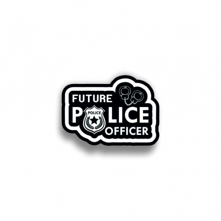 Insigne/Brose - Insigna personalizata cu brosa Future police