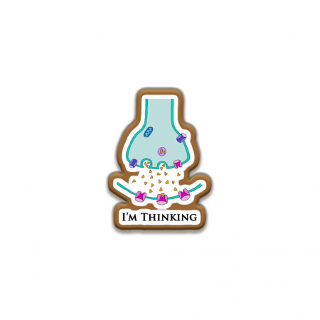 Insigne/Brose - Insigna personalizata cu brosa Sinapsa