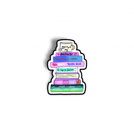 Insigne/Brose - Insigna personalizata cu brosa Books and tea