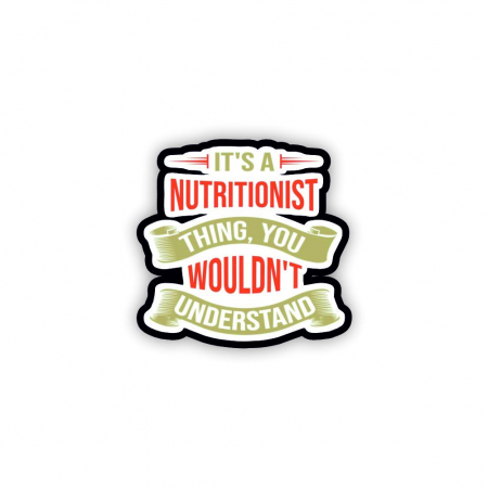 Insigne/Brose - Insigna personalizata cu brosa Nutritionist