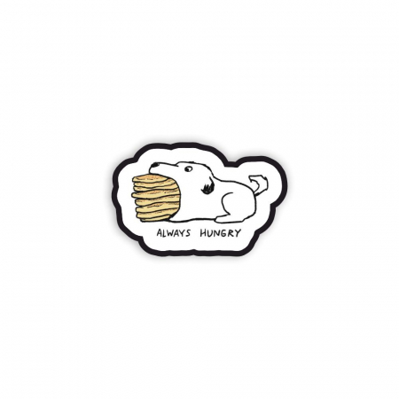 Insigne/Brose - Insigna personalizata cu brosa Always hungry