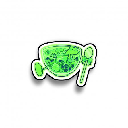 Insigne/Brose - Insigna personalizata cu brosa Frog tea