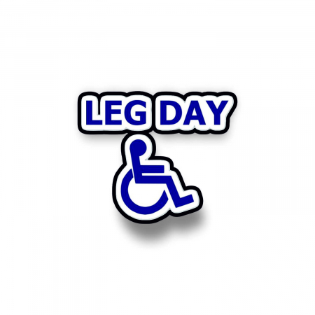 Insigne/Brose - Insigna personalizata cu brosa Leg day