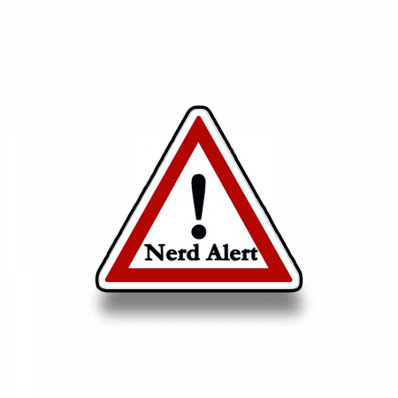 Insigne/Brose - Insigna personalizata cu brosa Nerd Alert
