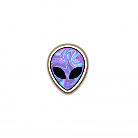 Insigne/Brose - Insigna personalizata cu brosa Alien