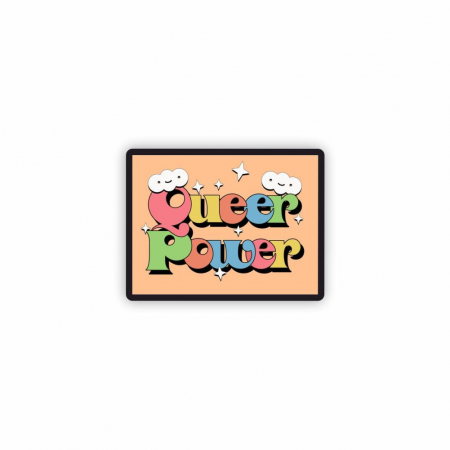 Insigne/Brose - Insigna personalizata cu brosa Queer power