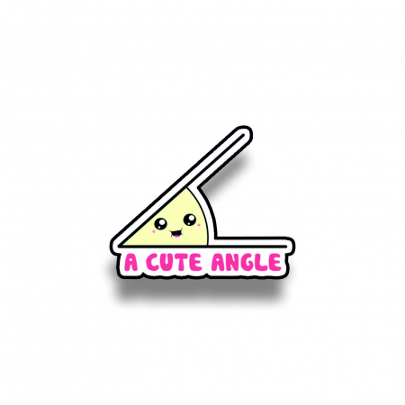 Insigne/Brose - Insigna personalizata cu brosa A cute angle