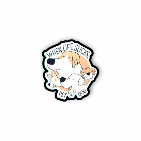 Insigna personalizata cu brosa Pet a dog