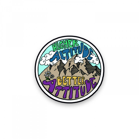 Insigne/Brose - Insigna personalizata cu brosa Higher altitude