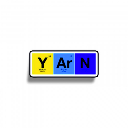Insigne/Brose - Insigna personalizata cu brosa YArN Periodical table