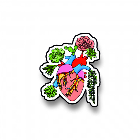 Insigne/Brose - Insigna personalizata cu brosa Plant heart