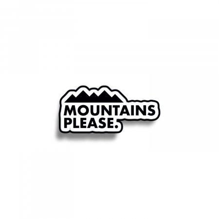 Insigne/Brose - Insigna personalizata cu brosa Mountains please