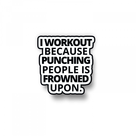 Insigne/Brose - Insigna personalizata cu brosa I workout