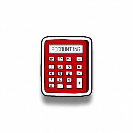 Insigne/Brose - Insigna personalizata cu brosa Accounting
