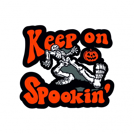 Insigne/Brose - Insigna personalizata cu brosa Keep on spookin