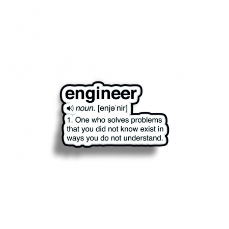 Insigne/Brose - Insigna personalizata cu brosa Engineer definition