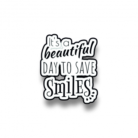 Insigne/Brose - Insigna personalizata cu brosa Save smiles