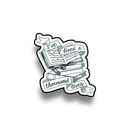 Insigne/Brose - Insigna personalizata cu brosa I've lived a Thousand lives