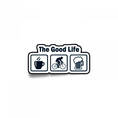 Insigne/Brose - Insigna personalizata cu brosa The good life