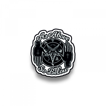 Insigne/Brose - Insigna personalizata cu brosa As above so below