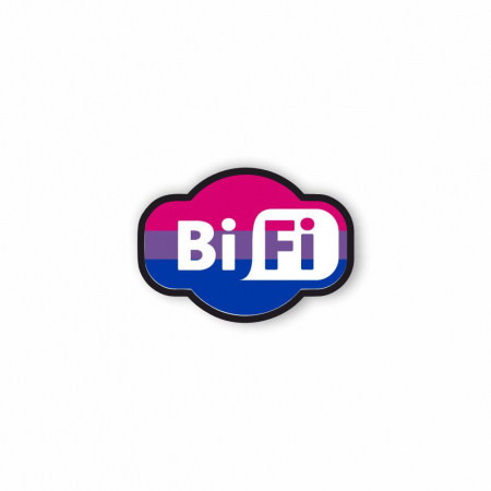 Insigne/Brose - Insigna personalizata cu brosa Bi-fi