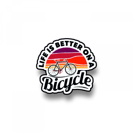 Insigne/Brose - Insigna personalizata cu brosa Life is better