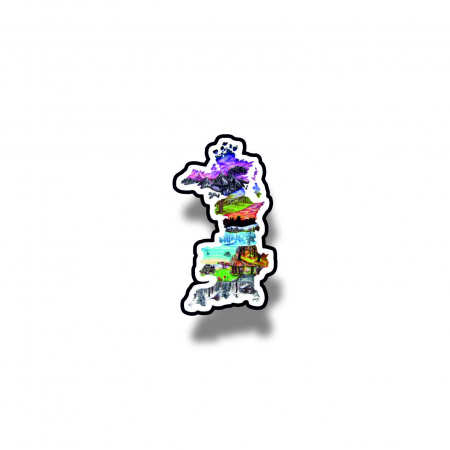 Insigne/Brose - Insigna personalizata cu brosa ACOTAR map