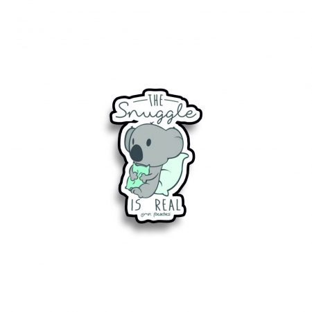 Insigne/Brose - Insigna personalizata cu brosa The snuggle is real