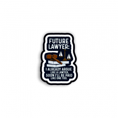 Insigne/Brose - Insigna personalizata cu brosa Future lawyer