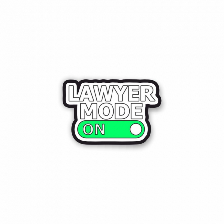 Insigne/Brose - Insigna personalizata cu brosa Lawyer mode
