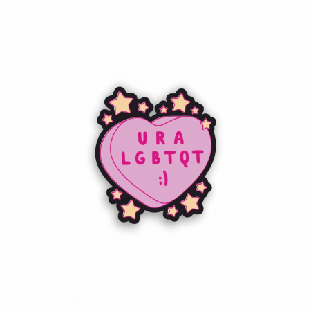 Insigne/Brose - Insigna personalizata cu brosa U R A LGBTQT