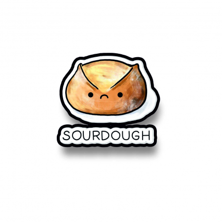 Insigne/Brose - Insigna personalizata cu brosa Sourdough