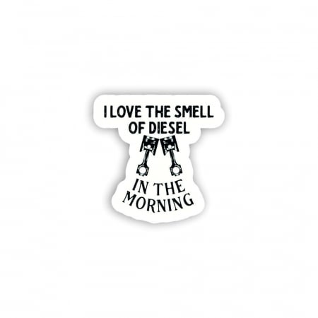 Insigne/Brose - Insigna personalizata cu brosa The smell of diesel