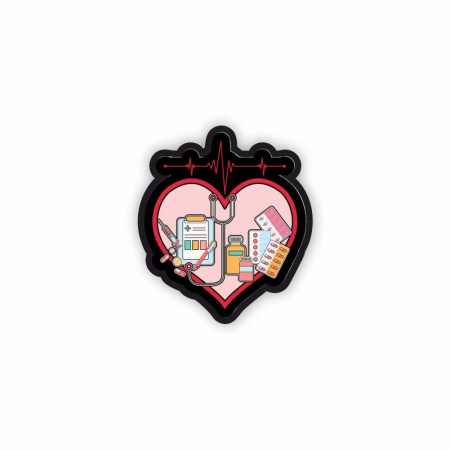 Insigne/Brose - Insigna personalizata cu brosa Medicine