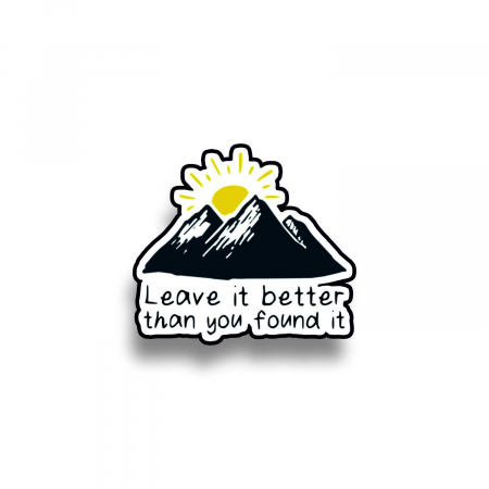 Insigne/Brose - Insigna personalizata cu brosa Leave it better