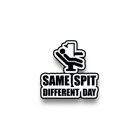 Insigne/Brose - Insigna personalizata cu brosa Same spit, different day