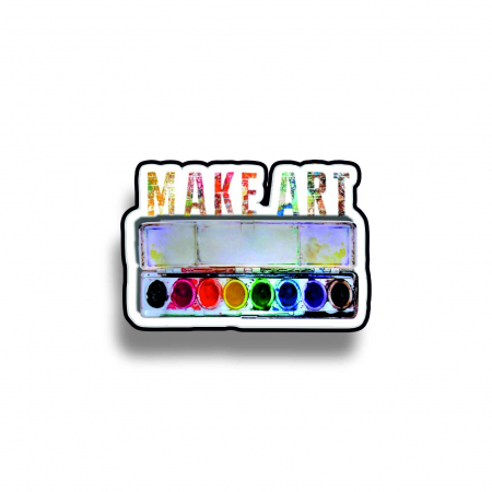Insigne/Brose - Insigna personalizata cu brosa Make art paleta