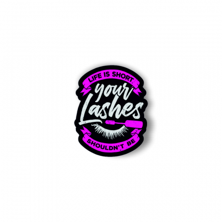 Insigne/Brose - Insigna personalizata cu brosa Lashes