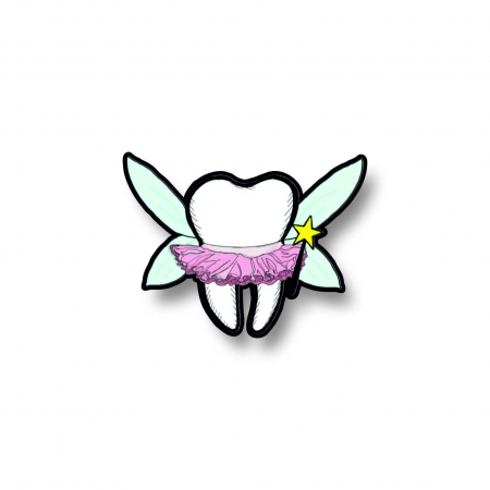 Insigne/Brose - Insigna personalizata cu brosa Tooth fairy