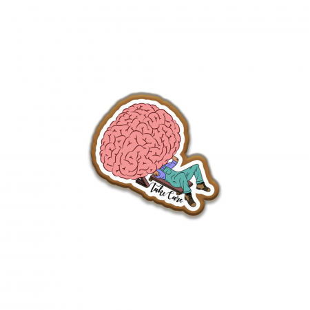 Insigne/Brose - Insigna personalizata cu brosa Take Care