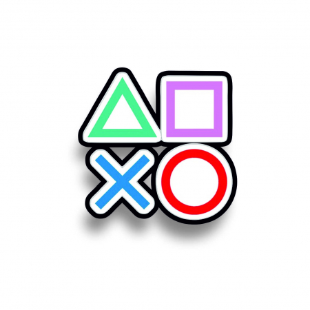 Insigne/Brose - Insigna personalizata cu brosa PlayStation