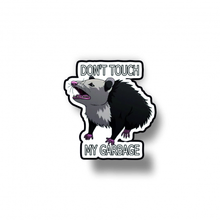 Insigne/Brose - Insigna personalizata cu brosa Don't touch my garbage