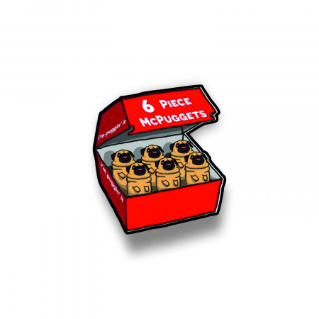 Insigne/Brose - Insigna personalizata cu brosa Six piece Mcpuggets