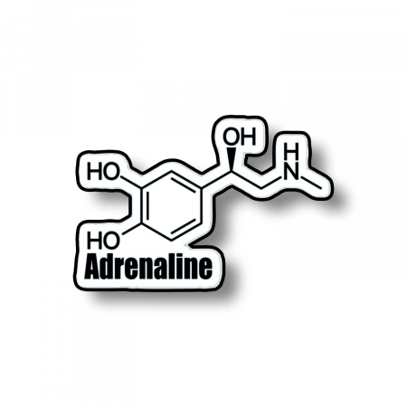Insigne/Brose - Insigna personalizata cu brosa Adrenaline