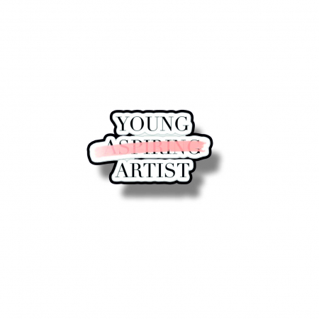 Insigne/Brose - Insigna personalizata cu brosa Young artist