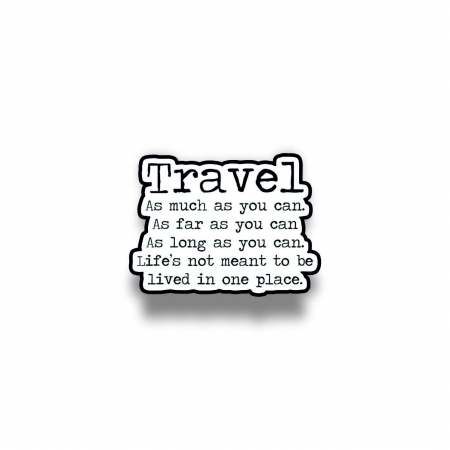 Insigna personalizata cu brosa Travel