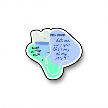 Insigne/Brose - Insigna personalizata cu brosa Drip pump