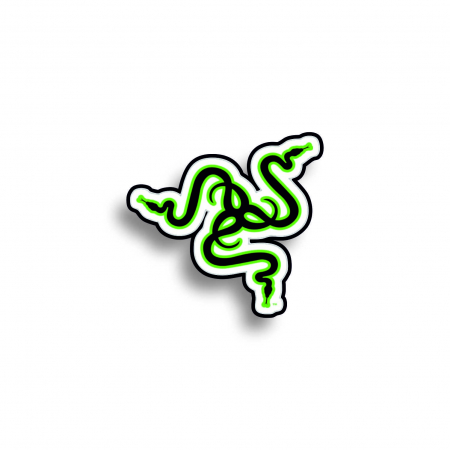 Insigne/Brose - Insigna personalizata cu brosa Razer