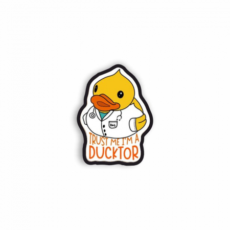 Insigne/Brose - Insigna personalizata cu brosa Ducktor